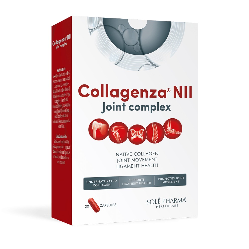 Collagenza NII Joint complex – uudne liigesepreparaat aktiivsetele inimestele