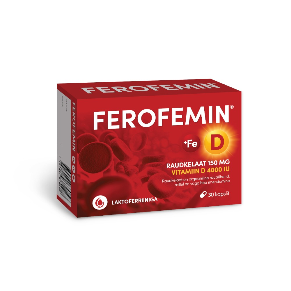 Ferofemin®+D – UUS D-vitamiini kompleks rauaga